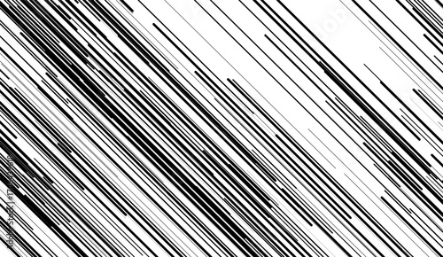 Vertical speed line halftone pattern with gradient effect. Template for backgrounds and stylized textures.