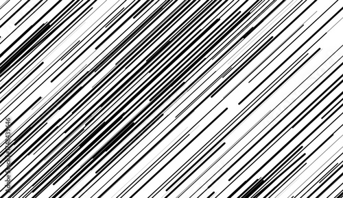 Anime style line background. Comics book frame speed lines. Monochrome manga super hero force movement layout. Simple geometric horizontal striped motion effect.