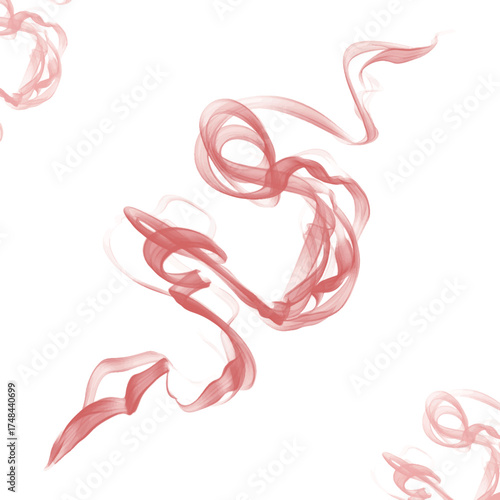 Abstract swirling red smoke texture with wispy trails for creative projects