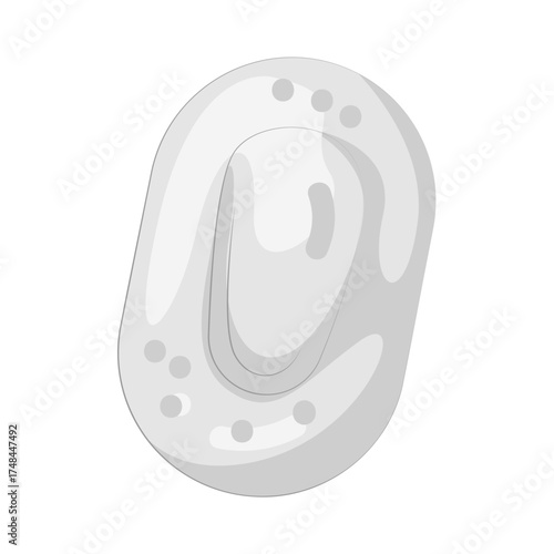 Illustration of Glucose Monitor Patch for Diabetes