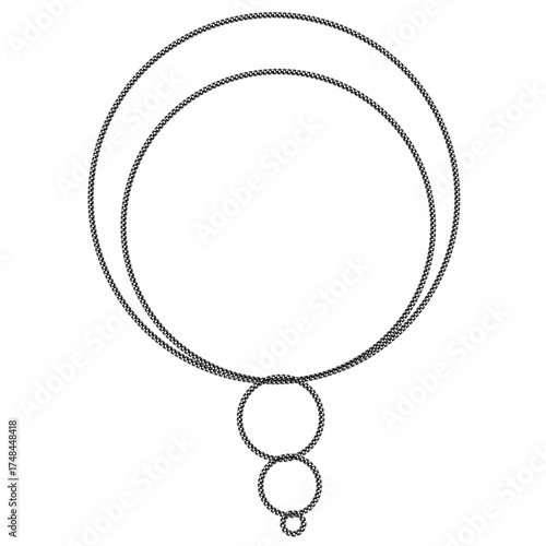 ear ring white bacground