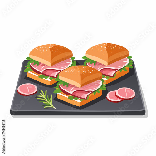 Schinkensandwich