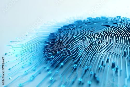 the looped generated animation. the technology of the future.	
