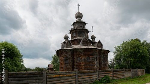 Suzdal. Museum of Wooden Architecture. Church of the Transfiguration.