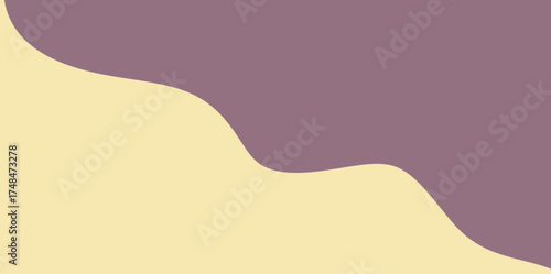 Diagonal Flow Illustration Vector Background. Abstract background with a single diagonal S-curve creating a flowing separation between the two color fields.