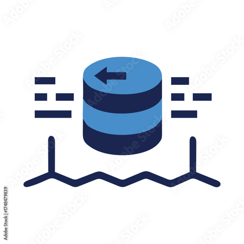 Database Server Network Connection Data Icon