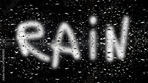  a single water drop or multiple rain drops beautifully isolated