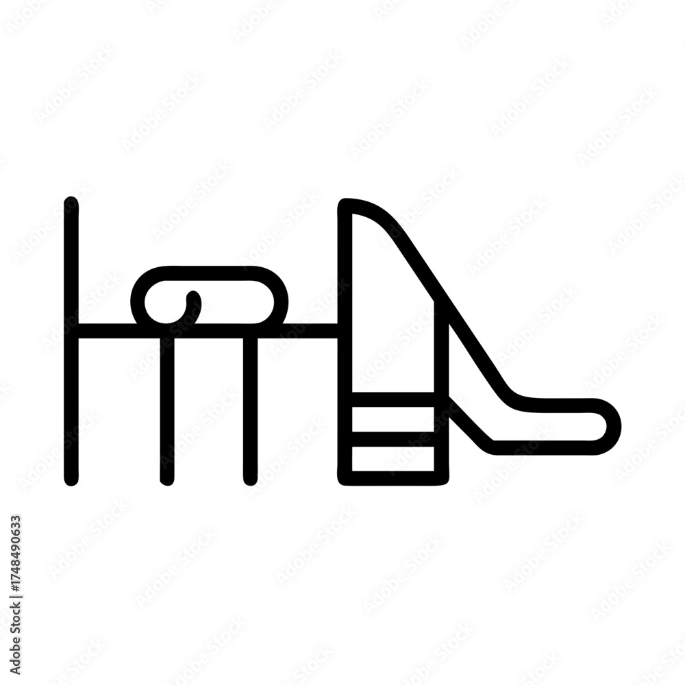 Fototapeta premium Playground Icon Illustration