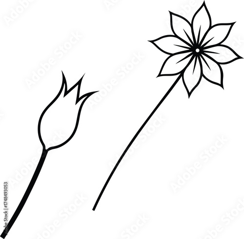 a white flower resting beside a golden sparkler