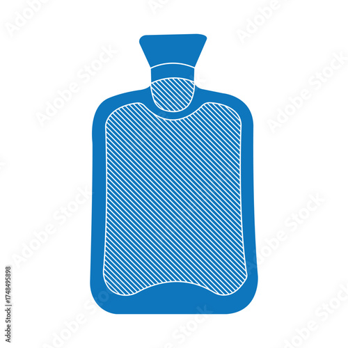Hot water bag icon