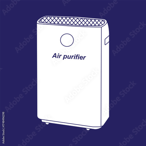 Air purifier icon design
