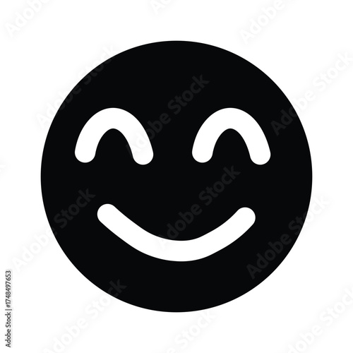 Smiling Face: A simple and universal symbol of happiness and positivity, perfect for conveying a range of positive emotions and conveying a sense of joy.