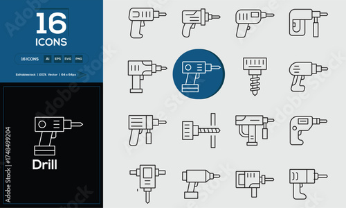 Creative Line Icons Collection for Professional Visual Projects