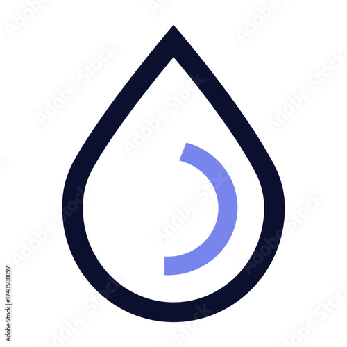 Blood Test Icon for Laboratory, Healthcare, and Medical Diagnostics