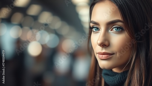 Wallpaper Mural Geometric Low Poly Face with Digital Elements Torontodigital.ca