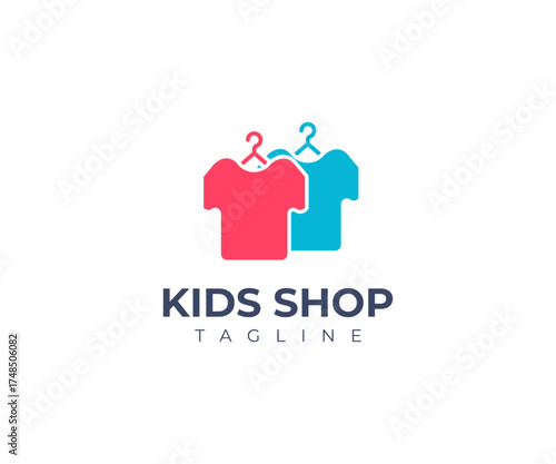 Kids Shop Logo  Clothing Retail Branding Design