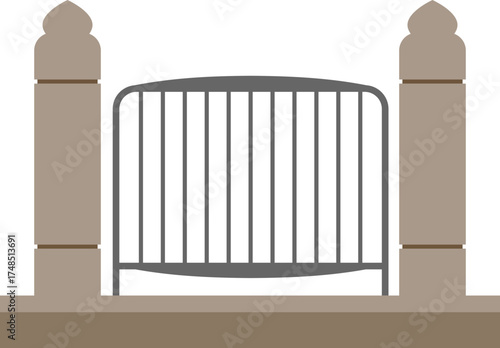 담장-담벼락-울타리-펜스-철제-벽돌-석재-철제 난간-보안