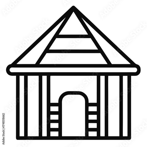 vector illustration of a house