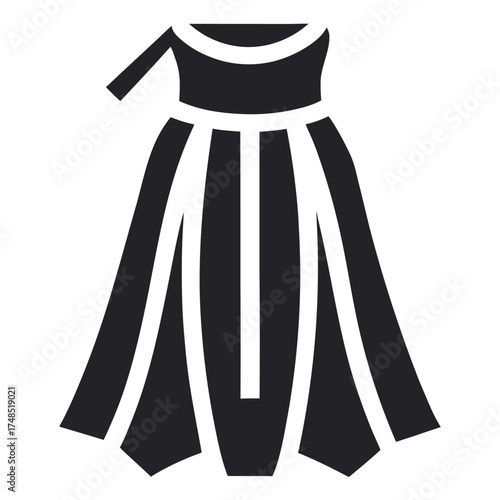 vector illustration of dress
