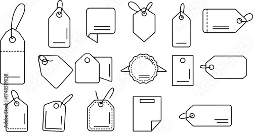 this tag collection feels like the utility layer of your visual ecosystem—where form meets function with a touch of flair. Each tag is like a modular unit 
