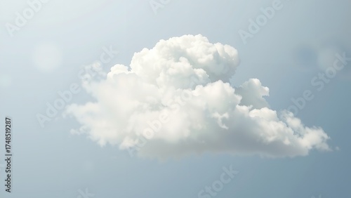PNG Cutout of a Cloud on a Transparent Background