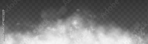 Light smoke drifting upward with soft motion and fading edges. Suitable for visual effects in magic, alchemy, or fantasy scenes. Vector isolated element.