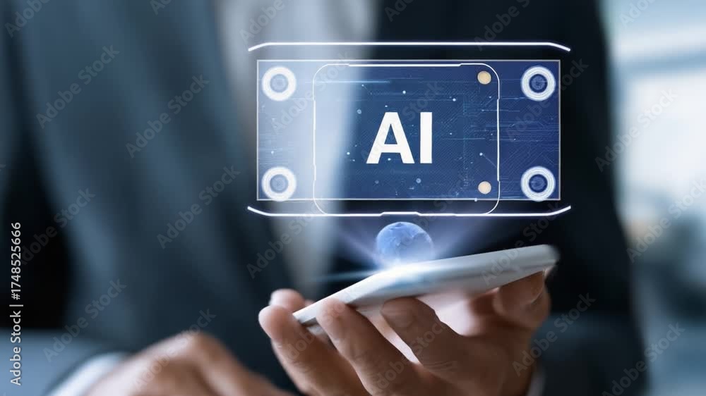 Exploring the Future of Interaction: A Person Engaging with an AI ...