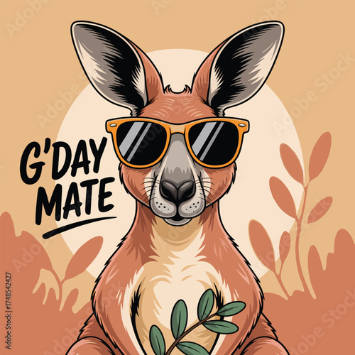 Cool Kangaroo with 