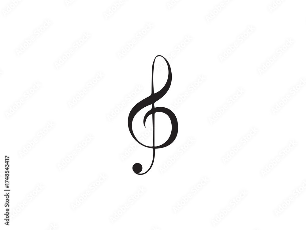 Fototapeta premium Music note icon and illustration design vector design