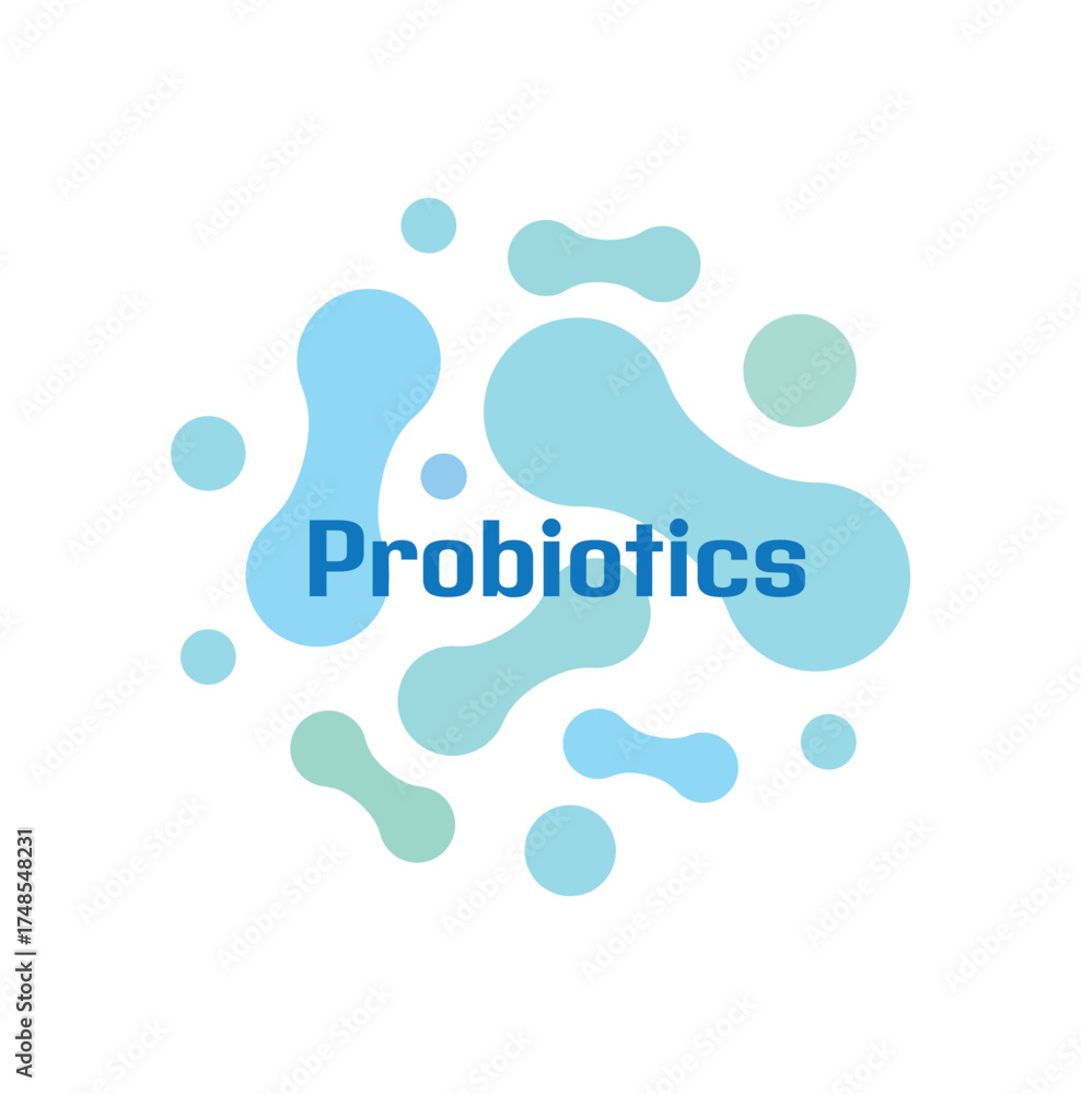 Obraz premium probiotics icon healthy lifestyle sign 