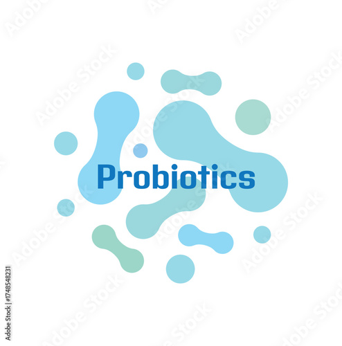 probiotics icon healthy lifestyle sign	