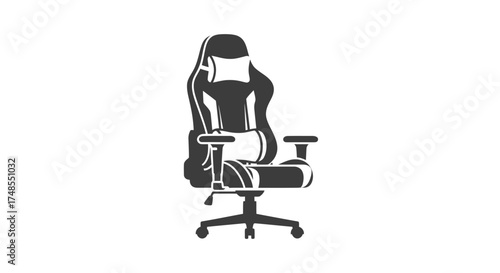 Ergonomic Gaming Chair with Lumbar Support and Adjustable Armrests.