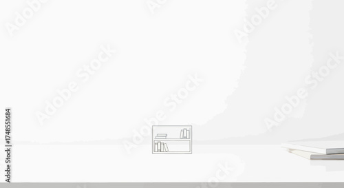 Minimalist Architectural Model Depicting a Modern Building Design.