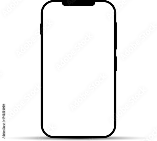 Minimal realistic 3d high quality vector mobile mockups design. 
