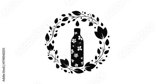 black and white dots on a white background