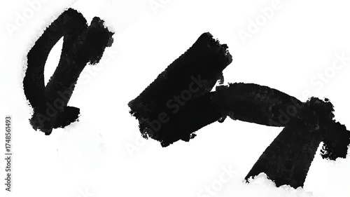 Set of Doodle transitions, black and white background. Hand drawn sketch art paint transition with alpha channel HD. 2D Animation motion graphics pack for editing. Abstract cartoon brush stroke pack.