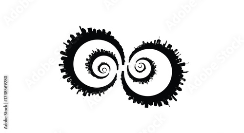 gear wheels isolated on white