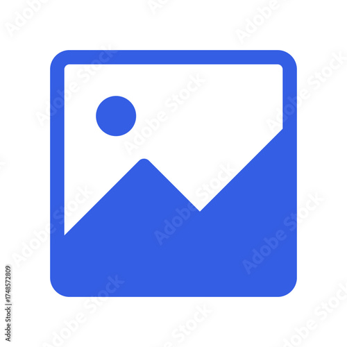 gallery icon vector, silhouette of an image icon, Photo album icon sign - picture symbol - image photos sign icons