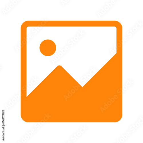 gallery icon vector, silhouette of an image icon, Photo album icon sign - picture symbol - image photos sign icons