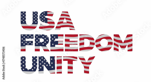 Usa freedom unity american flag patriotic celebration independence day