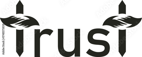 A sleek, modern logo with a shield and handshake symbol, using blue tones to evoke trust, security, and professionalism across all platforms.