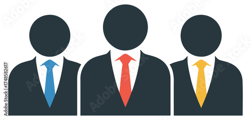 diverse business team with senior leader