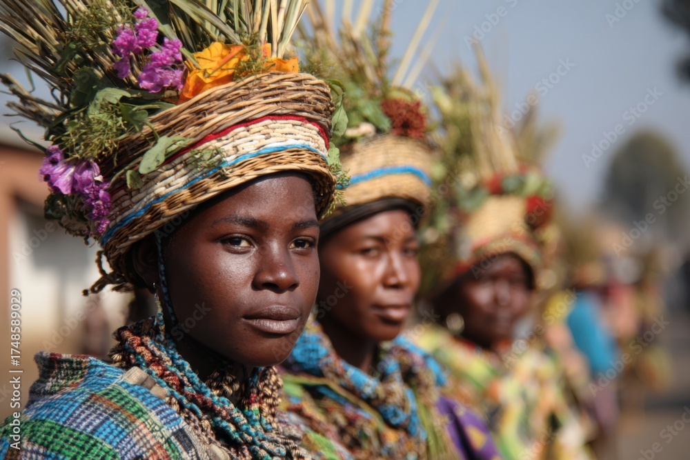 Fototapeta premium Zambia Traditional Music, Dance, and Costume