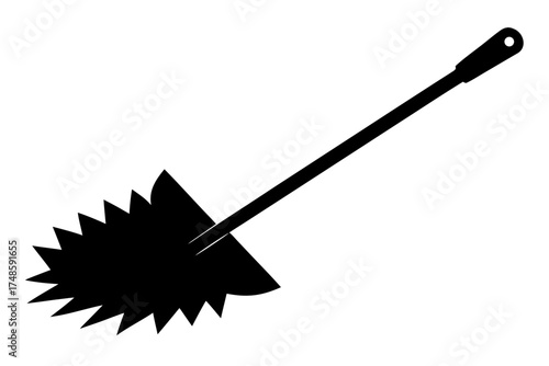Chisel Plow Silhouette Vector Agricultural Equipment Design for Farming Projects