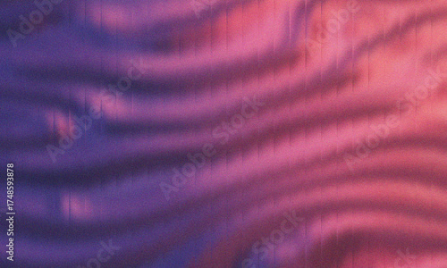 Wavy purple and pink gradient with vertical lines abstract