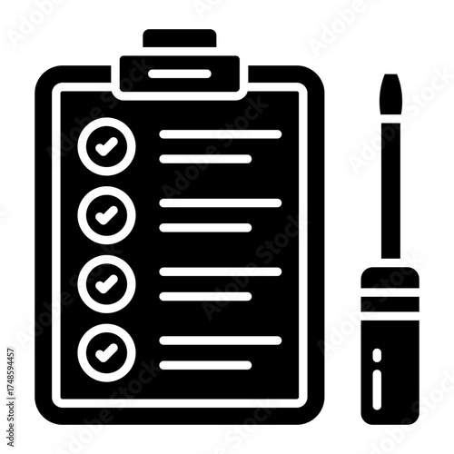 Premium download icon of maintenance list 