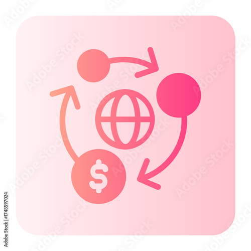 market gradient icon