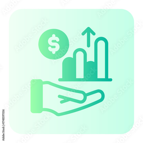 profit gradient icon