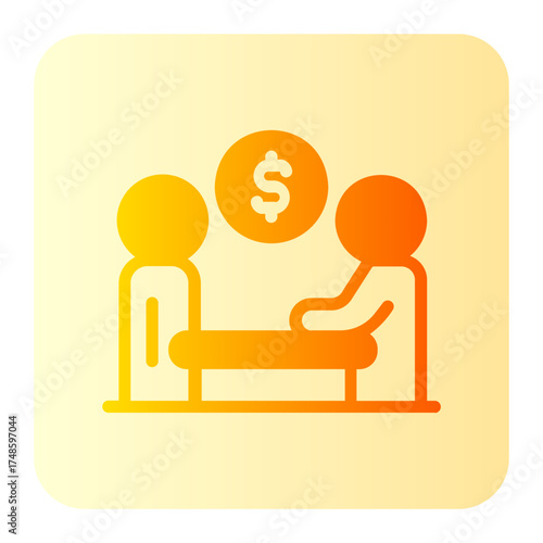 shareholder gradient icon