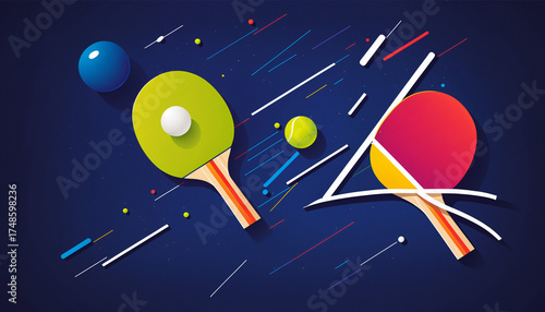 dynamic table tennis bats a...